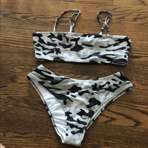 camo bikini top and bottom